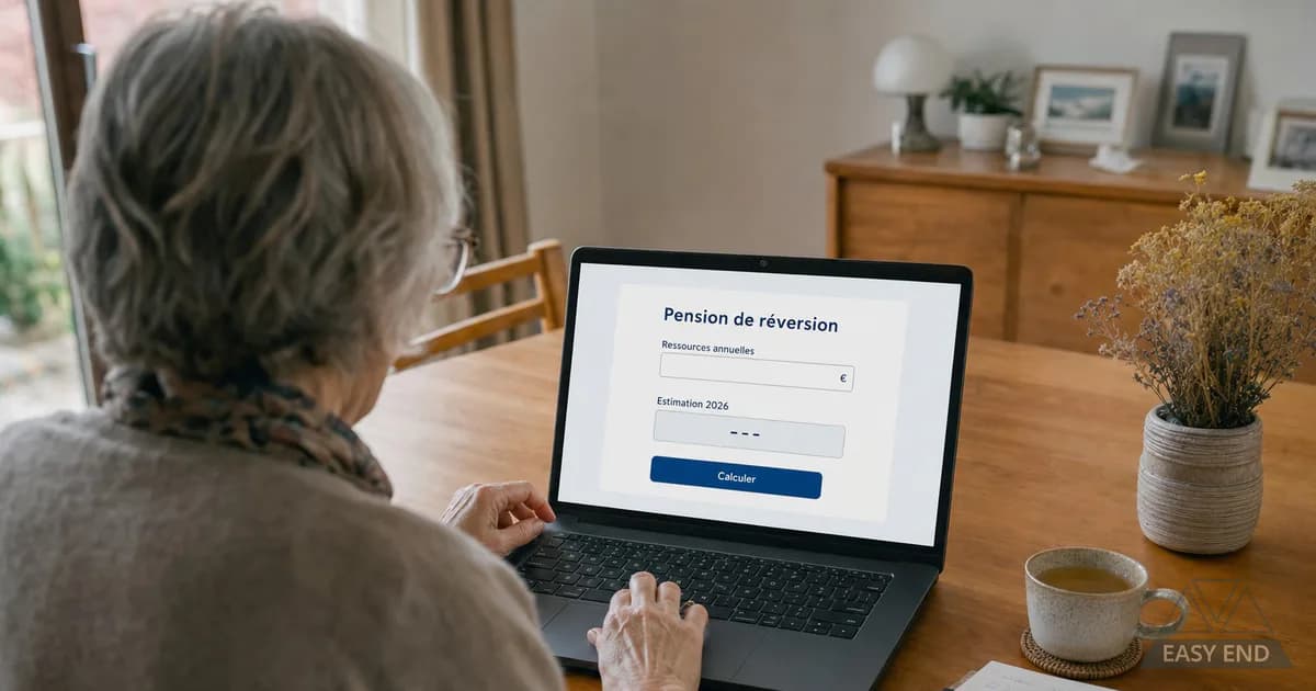 Mains âgées tenant une enveloppe administrative, illustration pension de réversion